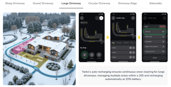 Yarbo Snow Blower 24/7 Autonomous Snow Clearing with Auto-Recharging - Image 10