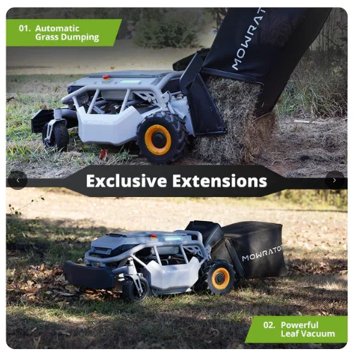 Mowrator S1 4WD 56.2V / 18.2 Ah LiFePO4 Battery 1600W Motor Remote Control Lawn Mower