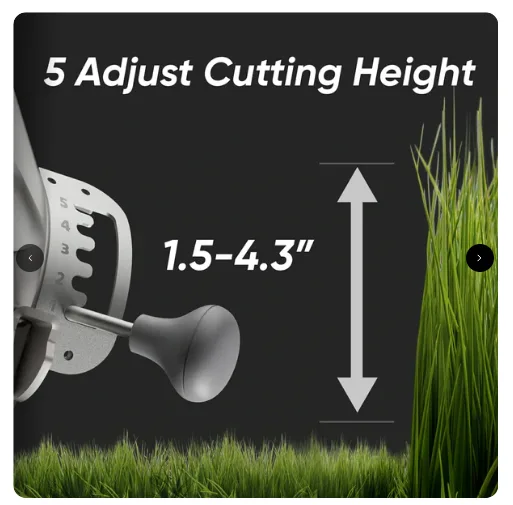 Mowrator S1 4WD 56.2V / 18.2 Ah LiFePO4 Battery 1600W Motor Remote Control Lawn Mower - Image 6